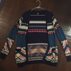 Patterned cardigan